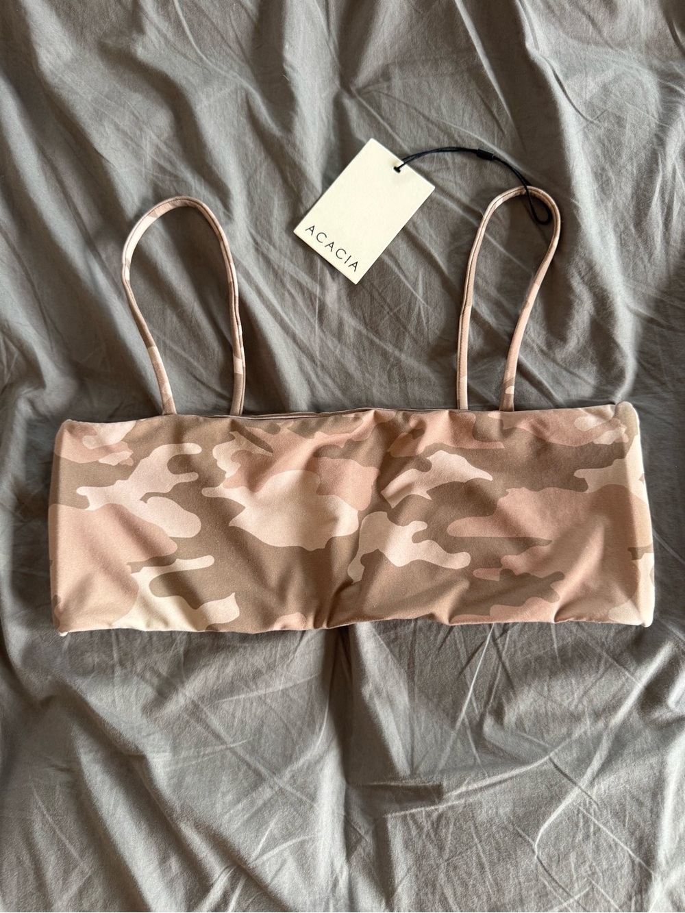acacia swimwear Camo Bikini Top
